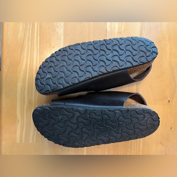 Birkenstock Brown Leather Sandals - Picture 2 of 6